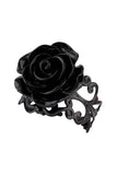 etNox Echt Black Rose Ring | Angel Clothing