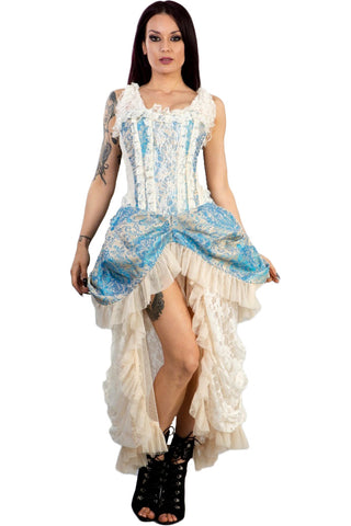 Burleska Versailles Blue Corset Dress | Angel Clothing