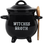 Witches Broth Cauldron Soup Both with Broom Spoon | Angel Clothing