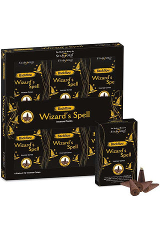 Stamford Wizard Spell Backflow Incense Cones | Angel Clothing