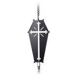 Alchemy Coffin Cross Wind Chime | Angel Clothing