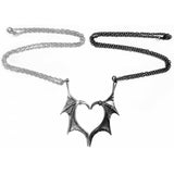 Alchemy Gothic Darkling Heart Friendship Pendants P851 | Angel Clothing