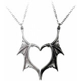 Alchemy Gothic Darkling Heart Friendship Pendants P851 | Angel Clothing