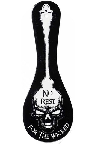 Alchemy Gothic No Rest for the Wicked Spoon Rest 27.6cm | Angel Clothing