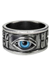 Alchemy Gothic Ouija Eye Ring R215 | Angel Clothing