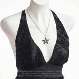 Alchemy Black Star Pentagram Pendant | Angel Clothing