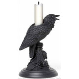 Alchemy Pair of Poe's Raven Candlesticks | Angel Clothing