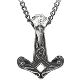 Alchemy Gothic Raven Hammer Pendant | Angel Clothing