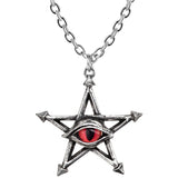 Alchemy Gothic Red Curse Pendant P805 | Angel Clothing