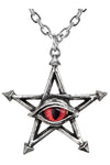 Alchemy Gothic Red Curse Pendant P805 | Angel Clothing