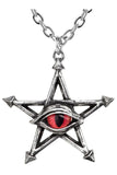 Alchemy Gothic Red Curse Pendant P805 | Angel Clothing