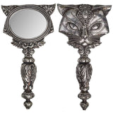 Alchemy Gothic Sacred Cat Hand Mirror | Angel Clothing
