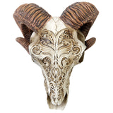 Alchemy Gothic Scrimshaw Ram Skull | Angel Clothing