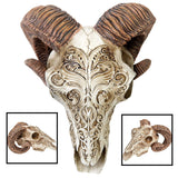 Alchemy Gothic Scrimshaw Ram Skull | Angel Clothing