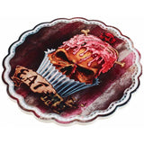 Alchemy Gothic Skull Cupcake Plate | Angel Clothing