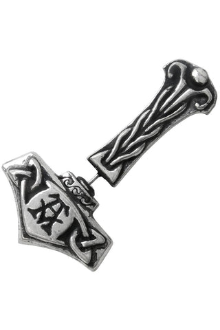 Alchemy Thunderstick Thors Hammer Earring | Angel Clothing