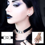 Alchemy Gothic Triple Goddess Choker | Angel Clothing