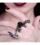 Alchemy Wild Black Rose Ring | Angel Clothing