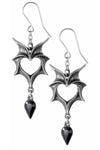 Alchemy Love Bats Earrings E425 | Angel Clothing