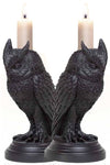 Alchemy Owl of Astrontiel Candlestick Pair | Angel Clothing