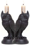 Alchemy Owl of Astrontiel Candlestick Pair | Angel Clothing