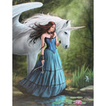 Anne Stokes Enchanted Pool Unicorn Picture | Angel Clothing