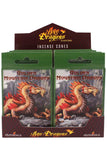 Anne Stokes Golden Mountain Dragon Incense Cones | Angel Clothing
