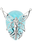Anne Stokes Silver Fairy Poesy Pendant | Angel Clothing