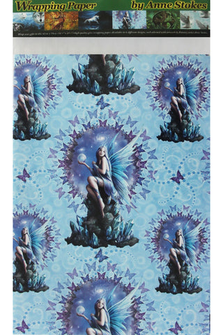 Anne Stokes Stargazer Fairy Wrapping Paper | Angel Clothing