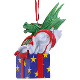 Anne Stokes Surprise Gift Christmas Tree Decoration | Angel Clothing