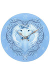 Anne Stokes Unicorn Heart Glass Clock | Angel Clothing