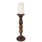Antique wooden candle stand 30cm | Angel Clothing