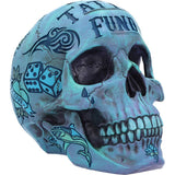 Tattoo Fund Skull Blue | Angel Clothing