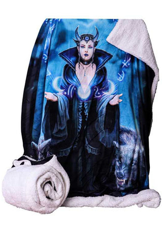 Anne Stokes Moon Witch Throw | Angel Clothing