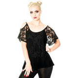 Banned Aura Top Black (S, M) | Angel Clothing