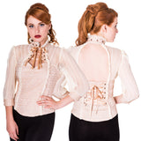 Banned Rise of Dawn Shirt Blouse Cream (S, L) | Angel Clothing