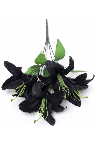 Alchemy Gothic Black Lily Bunch | Angel Clothing