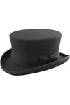 Black Wool Felt Steampunk Dressage Top Hat | Angel Clothing