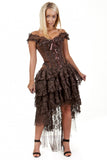 Burleska Ophelie Dress Brown | Angel Clothing