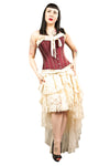 Burleska Ophelie Waterfall Skirt Cream | Angel Clothing