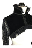 Burleska Raven Bolero Black Velvet | Angel Clothing