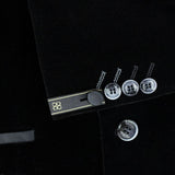 Cavani Rosa Black Velvet Tuxedo Jacket | Angel Clothing