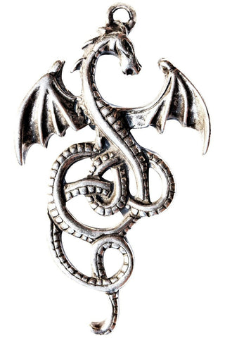 Celtic Sorcery Nidhogg Dragon Gothic Pagan Pendant | Angel Clothing