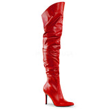 Pleaser CLASSIQUE 3011 Boots Red | Angel Clothing