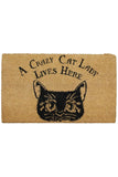 Crazy Cat Lady Doormat | Angel Clothing