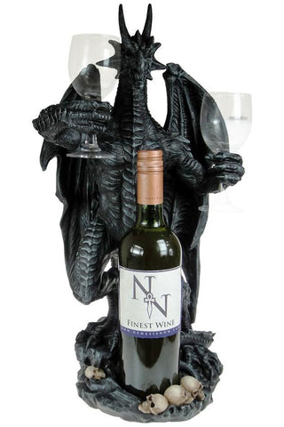 Dragon Wine Guardian Bottle and Glass Holder | Angel Clothing