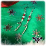 Dragophelion Designs Christmas Candy Cane Earrings | Angel Clothing
