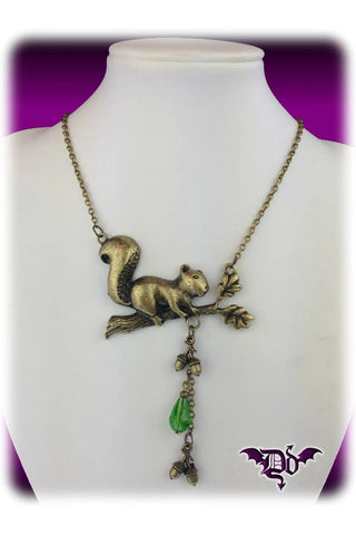 Dragophelion Designs Woodland Creatures Squirrel Necklace | Angel Clothing