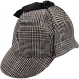 Tweed Sherlock Holmes Style Deerstalker Hat | Angel Clothing