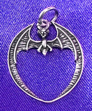 Echt etNox Bat Pendant Silver | Angel Clothing